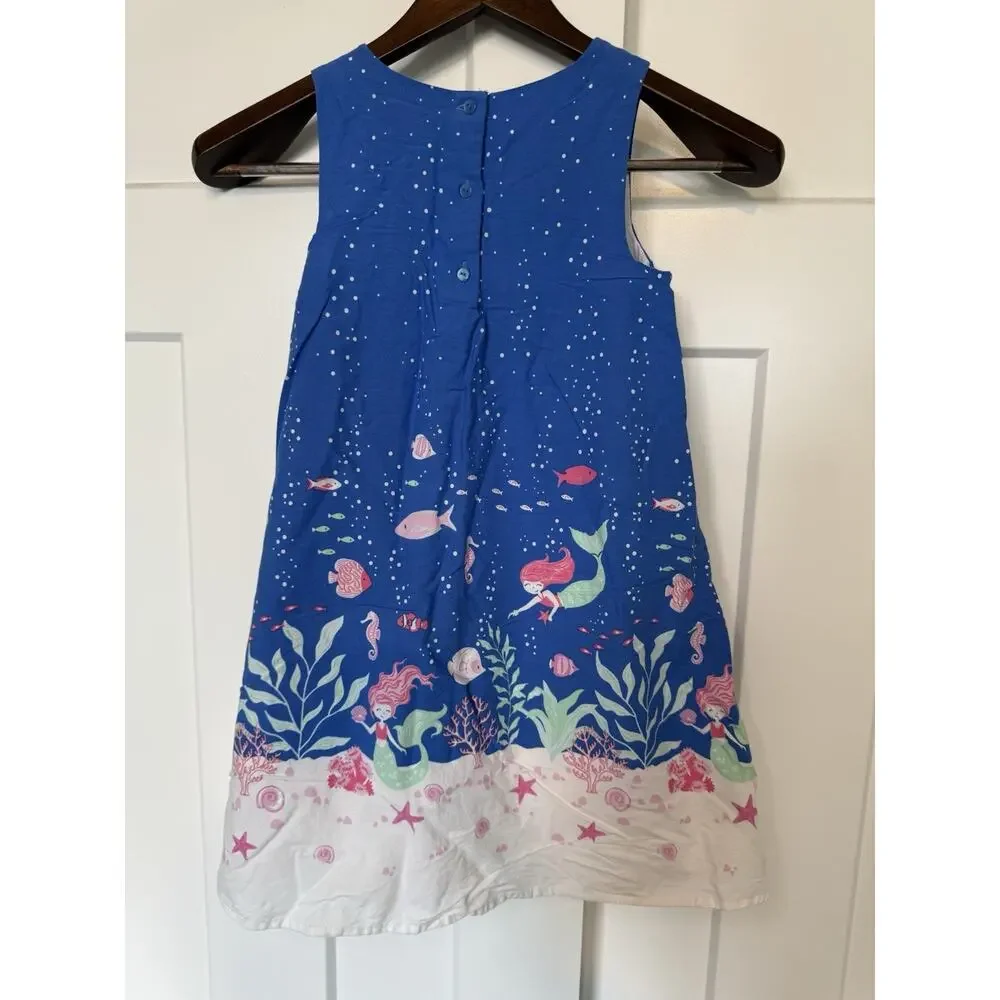 Girls Tommy Bahama Dress Size 7 Mermaid Under the Sea Beach Vacation Dress - Picture 3 of 8